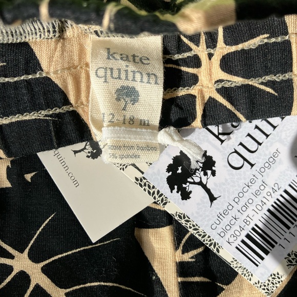 Kate Quinn Black Taro Matching Women’s Pants Size Medium and Baby 12-18 Pants - Picture 4 of 5